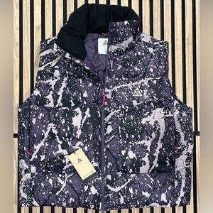 Nike Women’s ACG Lunar Lake Therma-FIT ADV Down Fill Puffer Vest Size L Ski Snow